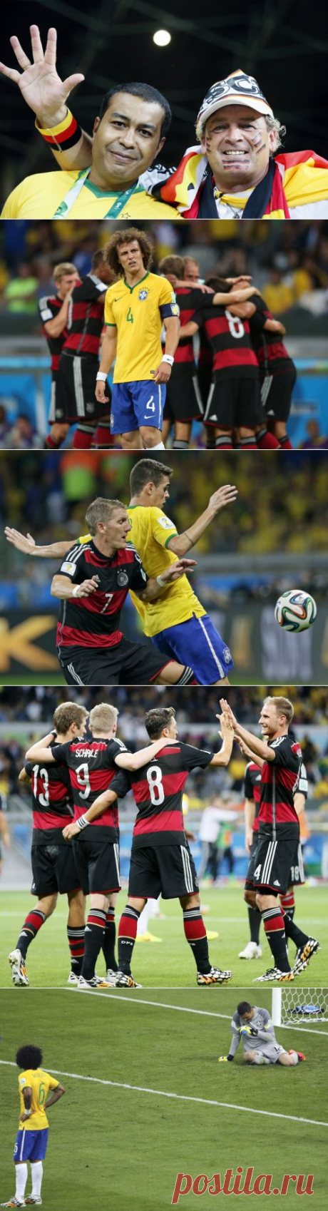 ИТАР-ТАСС: Спорт - Сборная Германии нанесла бразильцам самое крупное поражение в истории ЧМ и вышла в финал