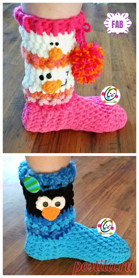 Crochet Snowman Boots Crochet Pattern