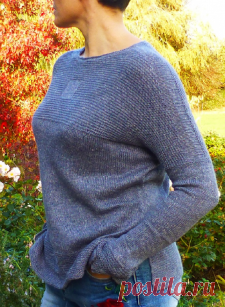 Вязаный пуловер AutumnSquare | ДОМОСЕДКА