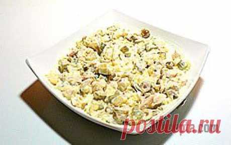 Салат из курицы с оливками - пошаговый фото рецепт приготовления