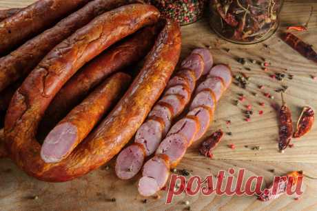 Домашняя полукопченая колбаса: рецепт | Еда от ШефМаркет | Яндекс Дзен