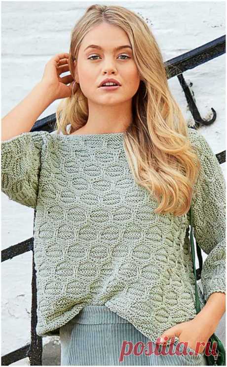 ONE PIECE KNIT SWEATER WITH LOOPS REMOVED