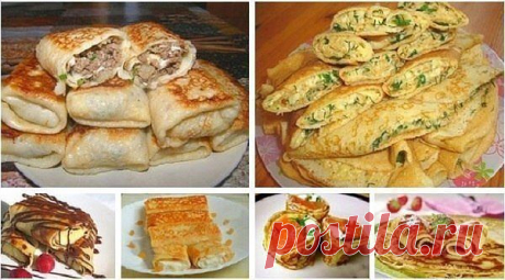 20 САМЫХ ВКУСНЫХ НАЧИНОК ДЛЯ БЛИНЧИКОВ.