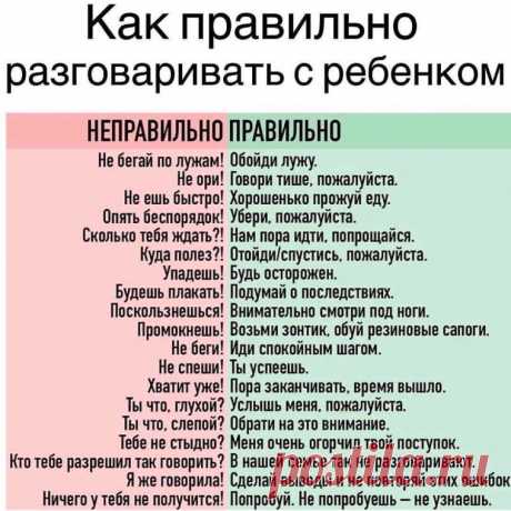 Как правильно разговаривать с ребенком