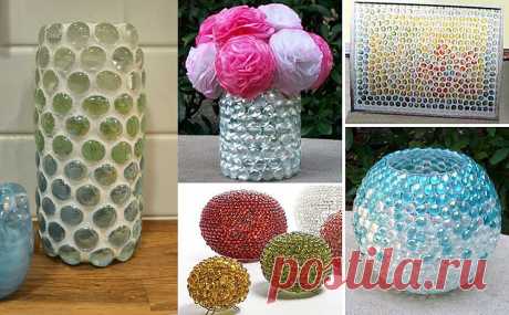 Стеклянные шарики марблс как незаменимый элемент в декорировании