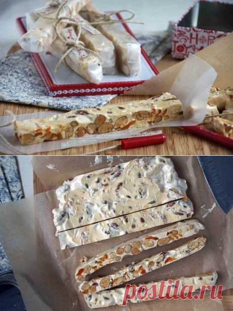 Мягкая нуга с орехами и курагой (Torrone morbido) +  &quot;Нуга и туррон&quot; 19 рецептов