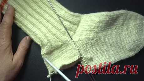 Как легко починить носки - Вязание носков спицами