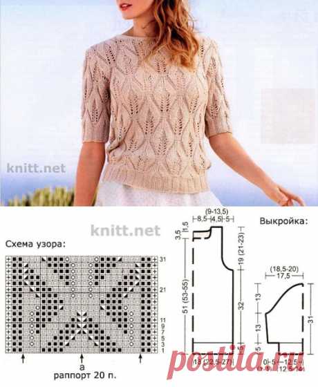 Ажурный топ | knitt.net | Все о вязании