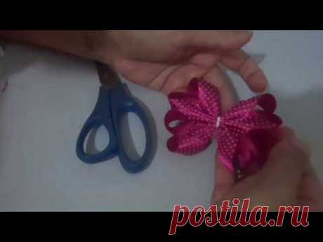 Laço Boutique Duplo /Diy Ribbon aula 68