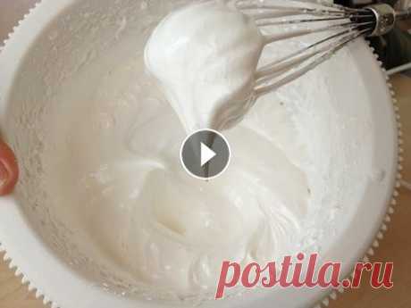 Белковый Крем Для Торта (Пошаговый Рецепт) | Whipped Frosting Recipe Вкусный и легкий крем. Подходит для украшения тортов и всяких сладостей. Его еще называют "Заварной Белковый Крем" Рецепт Ниже под Видео!!! ...