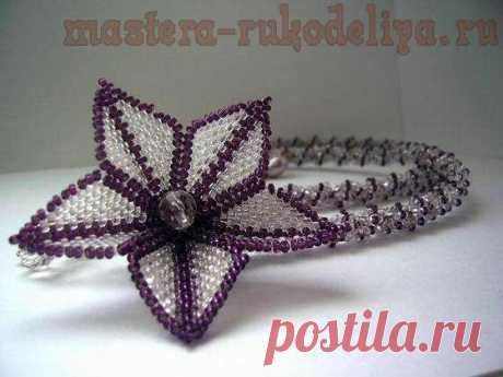 Мастер-класс по бисероплетению: Лилия - мозаичное плетение