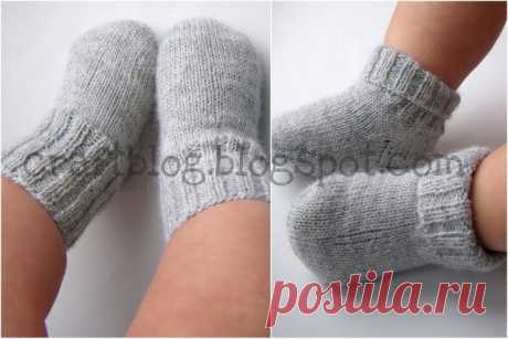 OlinoHobby: Вяжем носки (инструкция)