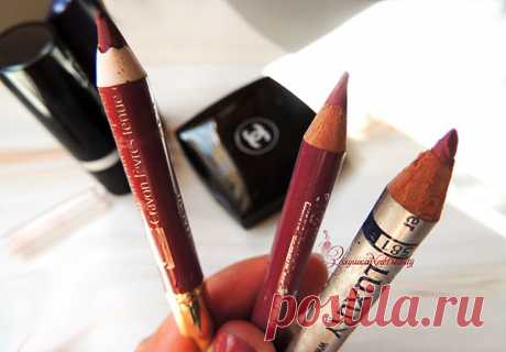 Рисуем контур губ – отзыв о трёх карандашах: Belita, Essence, Estee Lauder