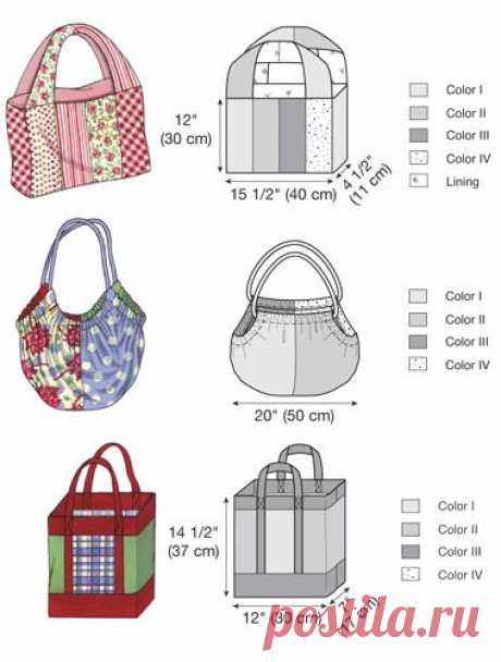 Accessory &amp; Bag Patterns - Kwik Sew Bags Pattern