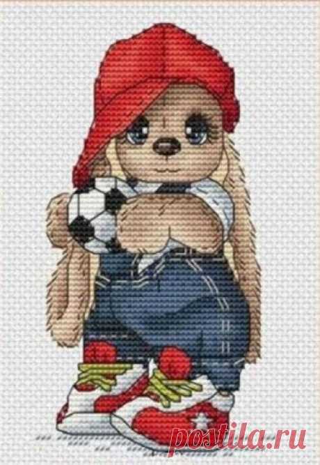 Rabbit cross stitch modern cross stitch counted cross | Etsy