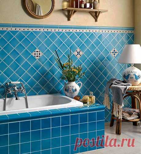 Голубая ванная комната (фото). Дизайн ванной в голубых тонах