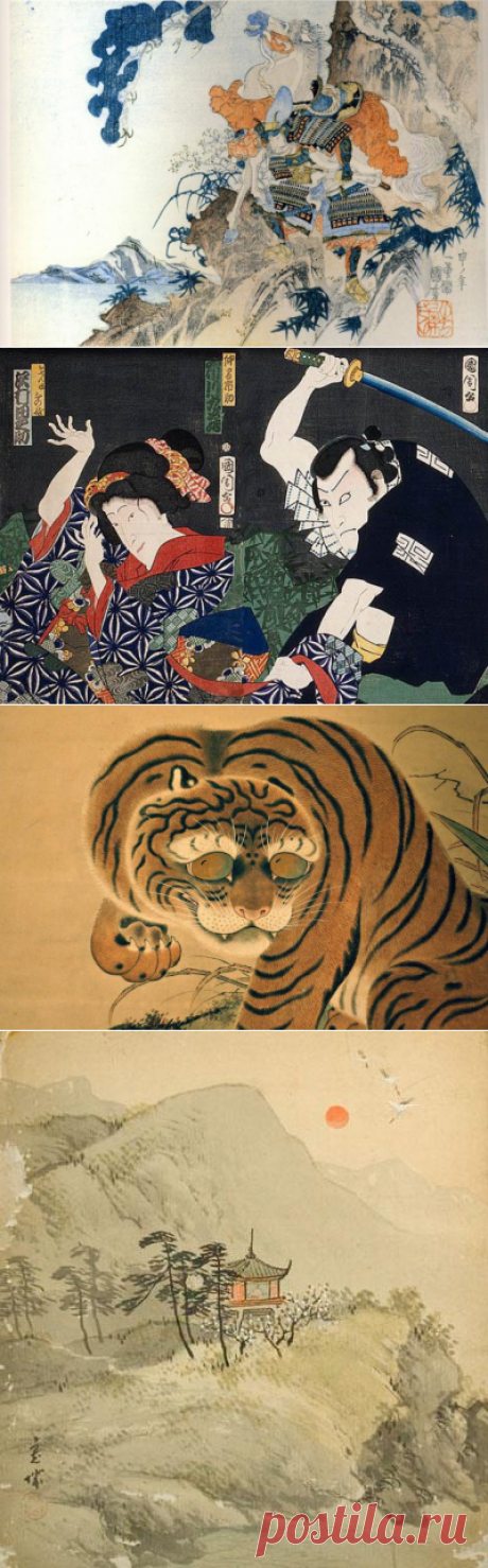 Японские картины: все тонкости восточной живописи