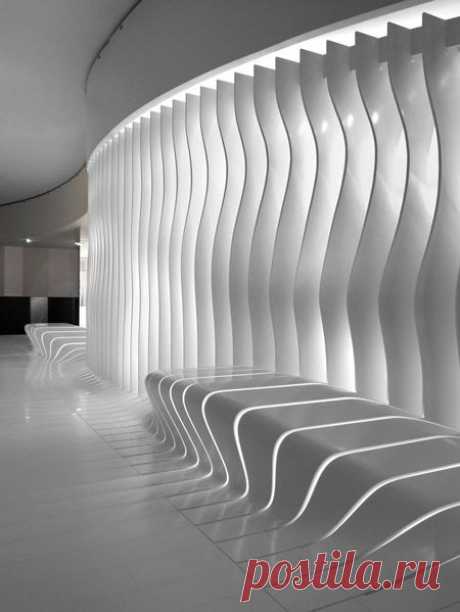 Corian Super-Surfaces Showroom by Amanda Levete Architects - Dezeen