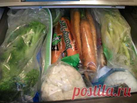 Как хранить овощи в холодильнике?