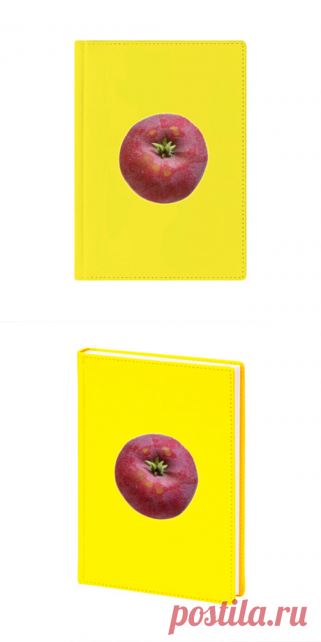 Ежедневник «Красное яблоко» цвет белый - дизайнер принта Anstey