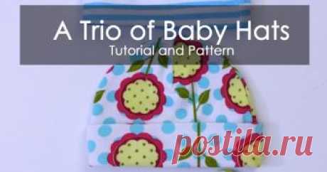 Baby Hats - TUTORIAL AND PATTERN        After teaching another serger class today, I realize it's time to post a hat tutorial.  And the timing couldn't be better since   we ...