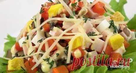 Салат с грибами вешенками - пошаговый рецепт с фото на Повар.ру
