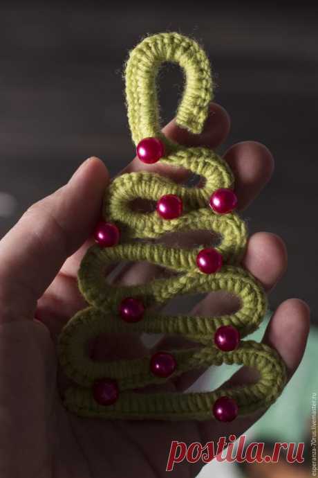 Делаем новогодний сувенир — ёлочку - Ярмарка Мастеров - ручная работа, handmade