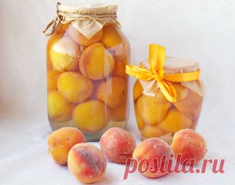 Консервированные персики в сиропе. Пошаговый рецепт с фото - Ботаничка.ru
