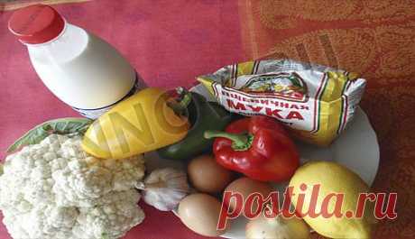 Рецепты для диабетиков: Запеканка из цветной капусты с овощами