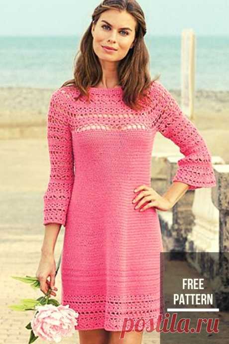 Cute and Stylish Crochet Dresses Patterns for This Summer - Page 11 of 11 - Megan Anderson Knittingway.com