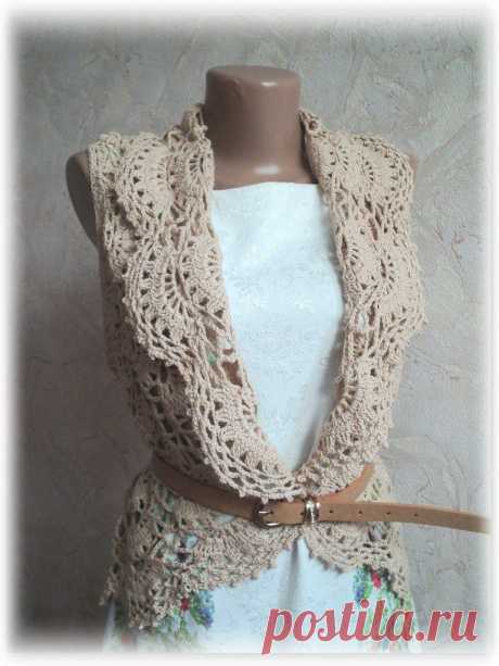 Crocheted vests for women. Free vest crochet patterns | Все о рукоделии: схемы, мастер классы, идеи на сайте labhousehold.com