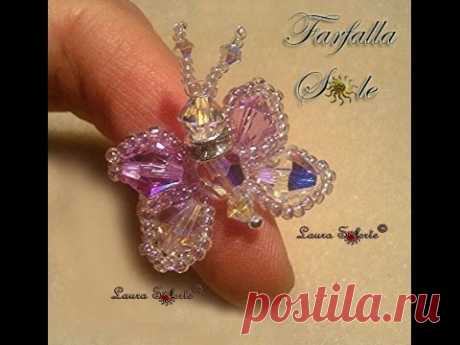 DIY Tutorial Farfalla Sole: anello di cristalli e perline prima parte