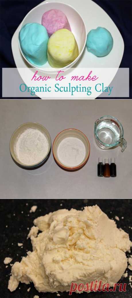 HOW TO: Make Organic Sculpting Clay in 4 Simple Steps Using 4 Ingredients! | Inhabitots