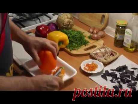 Пепероната, салат - фишка. Просто, вкусно, недорого. - YouTube