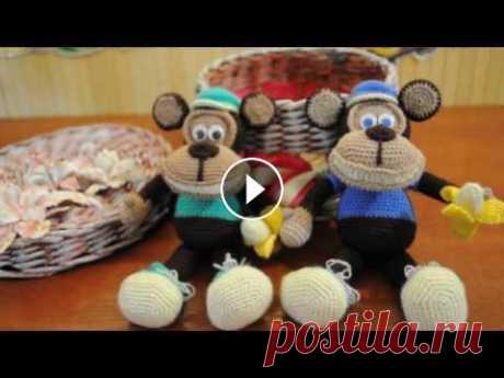 Обезьянки амигуруми       Monkeys amigurumi Обзор обезьянок амигуруми....