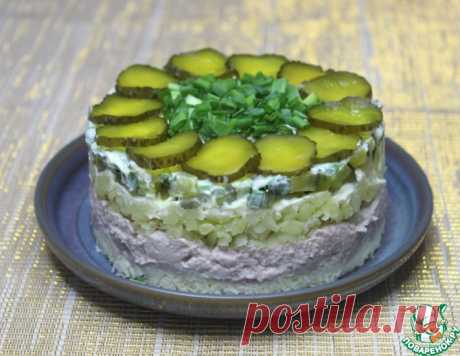 Салат с печенью трески "По-мурмански" – кулинарный рецепт