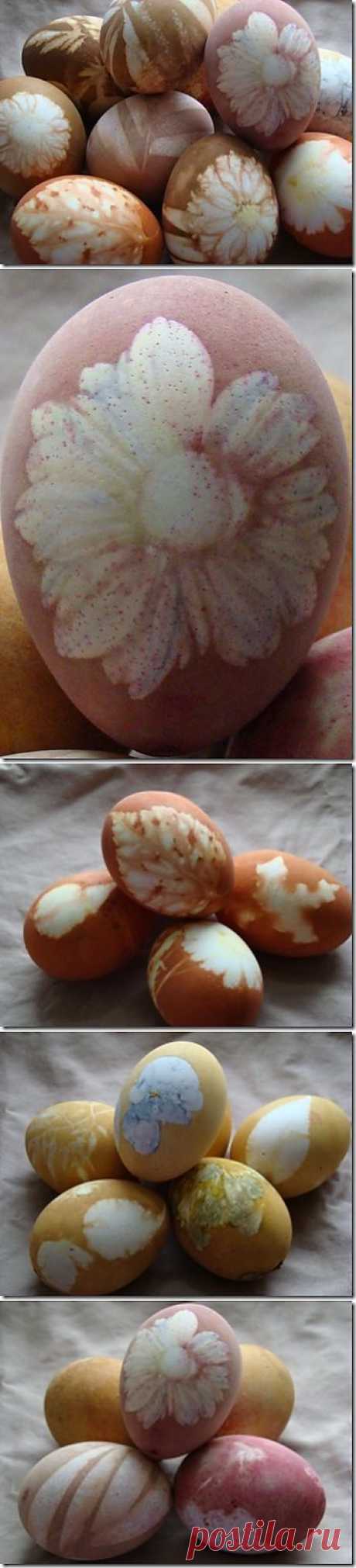 Цветочная роспись пасхальных яиц / KNITLY.com - блог о рукоделии