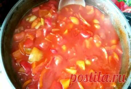 Лечо рецепт с томатной пастой | Вкусный день