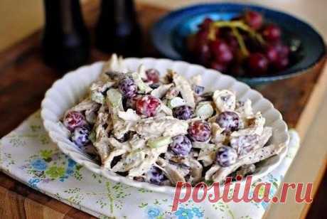 шеф-повар Одноклассники: Куриный салат с виноградом