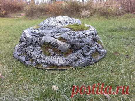 Полезное украшение для сада: легкий камень своими руками: мастер-класс