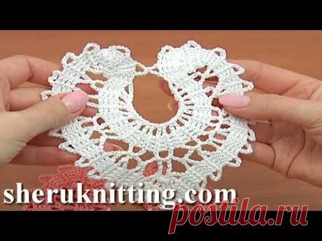 Crochet a Heart Step by Step  Tutorial 8 Part 1 of 2 Bruges Lace
