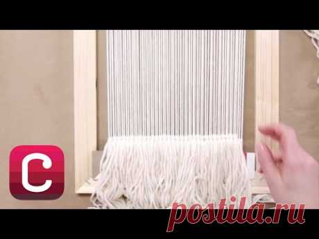 Weaving for Beginners Part 3: Start Weaving and Add Fringe with Annabel Wrigley | Creativebug