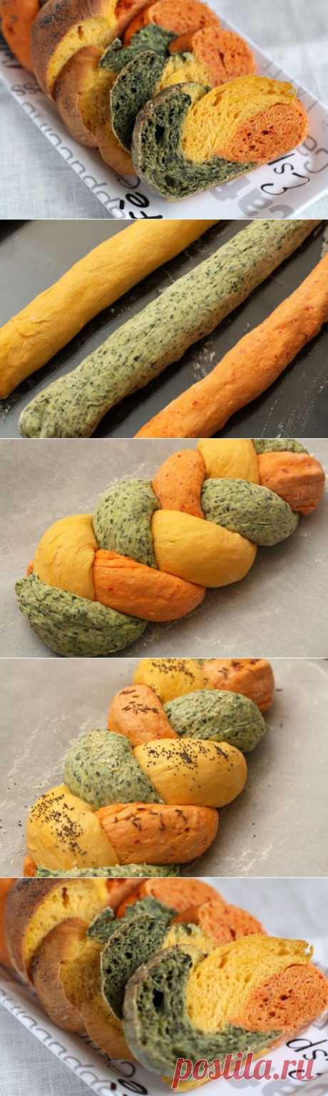 Tricolor bread/Трехцветный хлеб