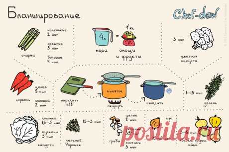 20 шпаргалок, которые пригодятся на кухне / Surfingbird - проводи время с пользой для себя!