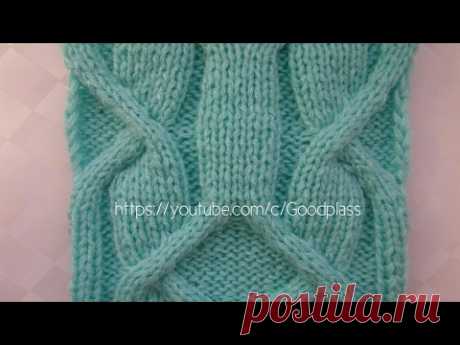 Ирландский узор Часть 3/3 Узор -аран. Вязание спицами.  Knitting(Hobby)