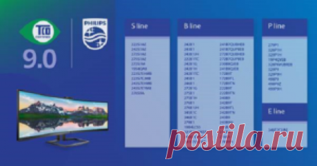 Мониторы Philips прошли соответствие стандарту TCO Certified 9 
