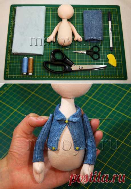 Мастер-класс: пиджак для куклы :: MSToys.ru