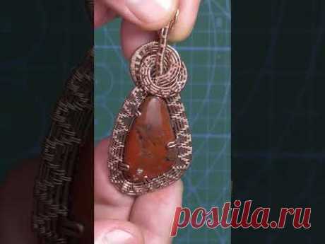 Handmade wire jewelry - wire wrap tutorials. Wire Wrapped Stone Pendants, DIY. copper wire jewelry