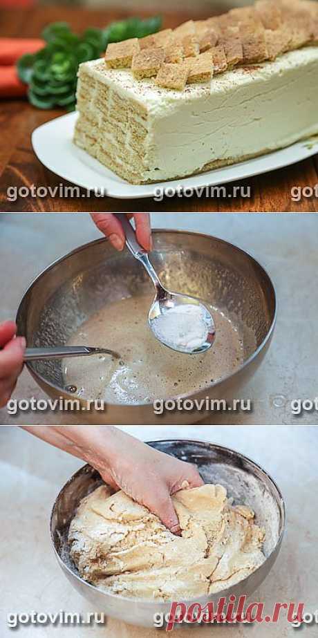 Торт Медовое полено. Фото-рецепт / Готовим.РУ