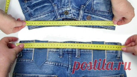 Мой стиль DIY | Швейная хитрость. Как незаметно увеличить джинсы в талии на 6 сантиметров